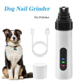 Quiet electric pet nail grinder