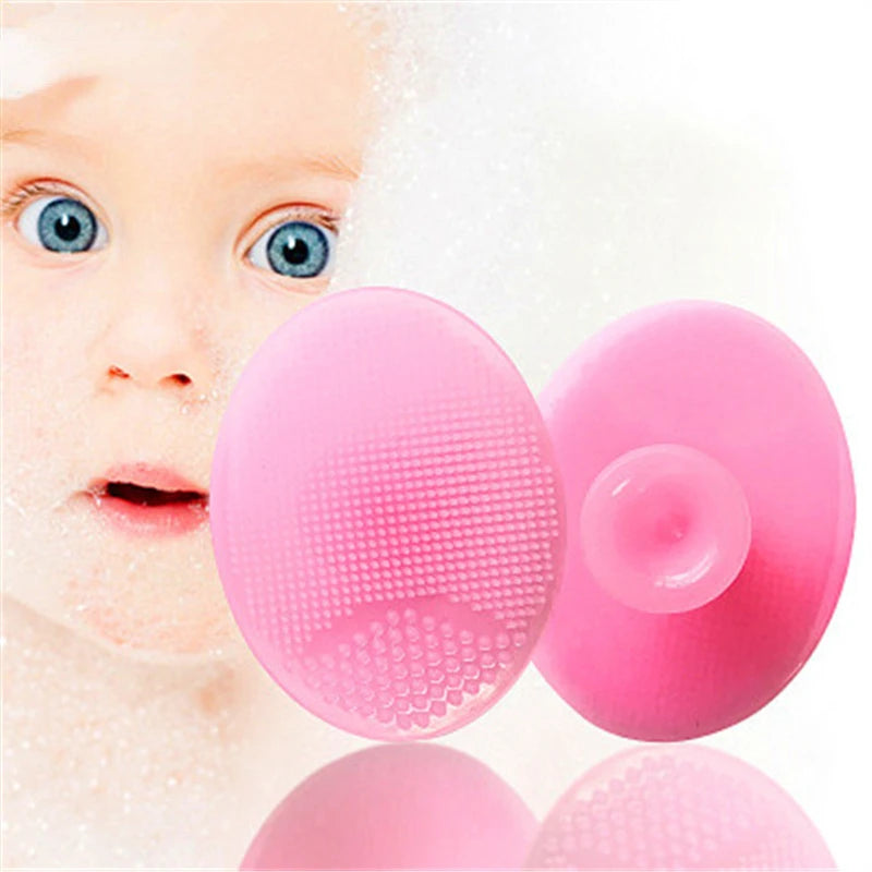 Silicone facial cleansing brush