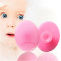 Silicone facial cleansing brush