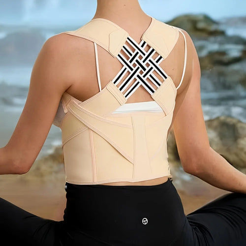 Posture brace worn under shirt