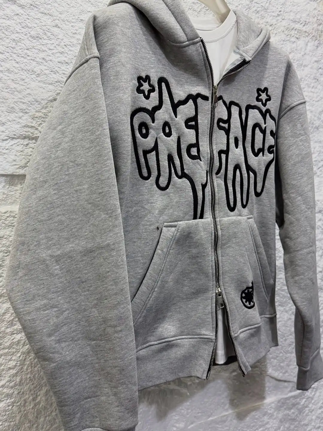 Oversized hoodie back view