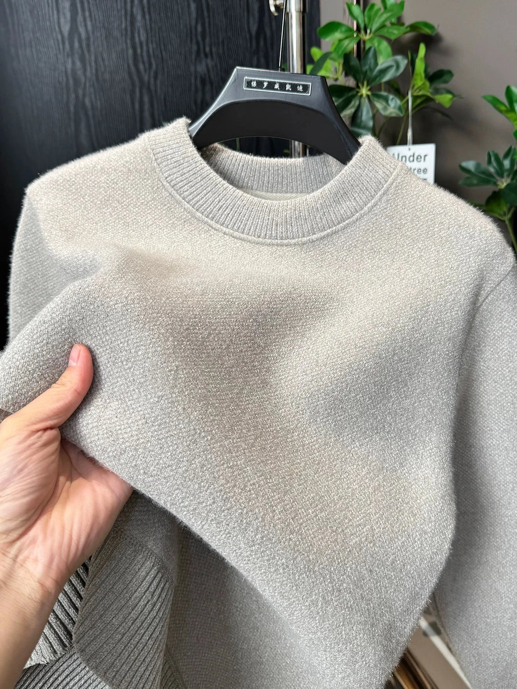Knit sweater relaxed fit