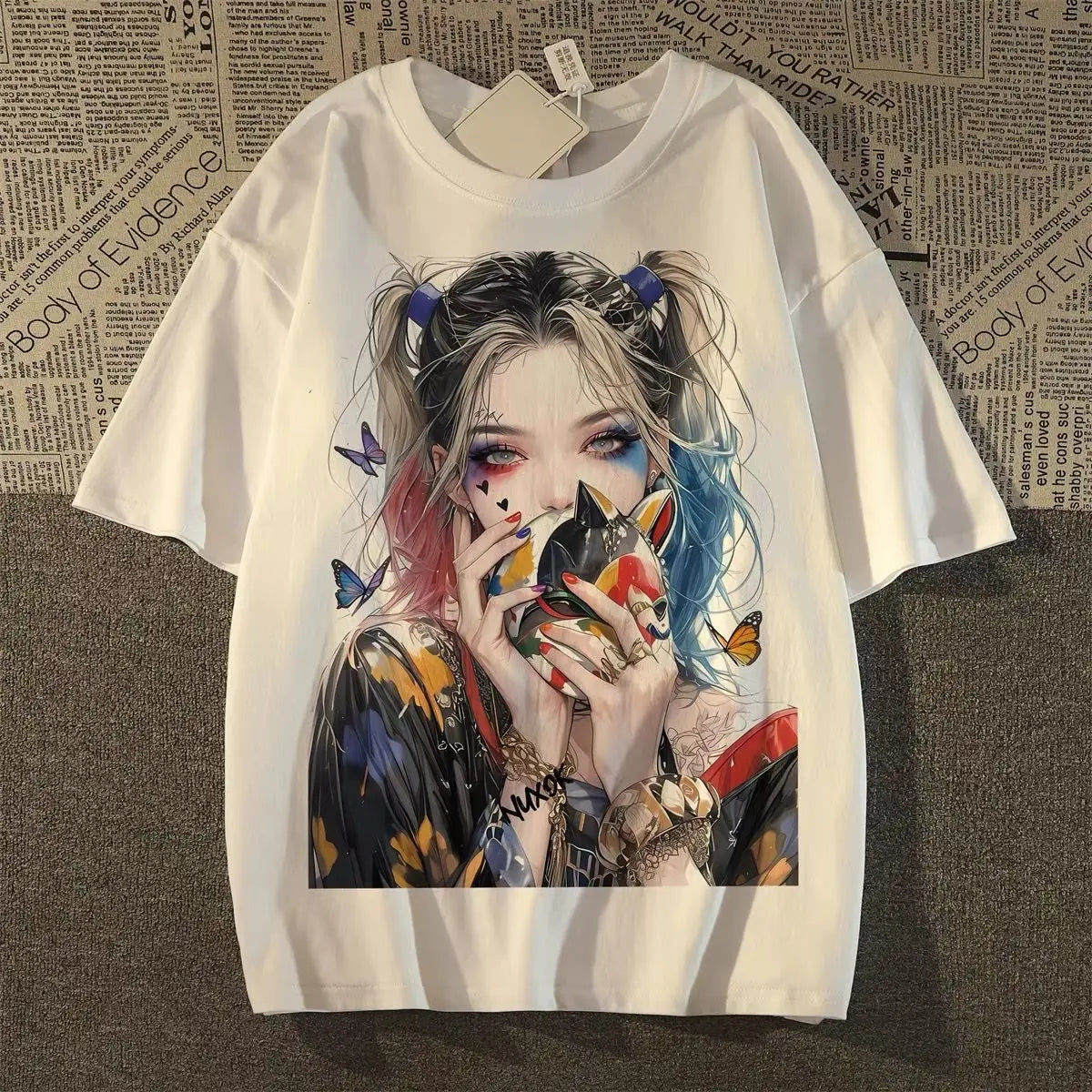 Oversized tee back view