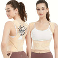 Adjustable posture corrector back brace