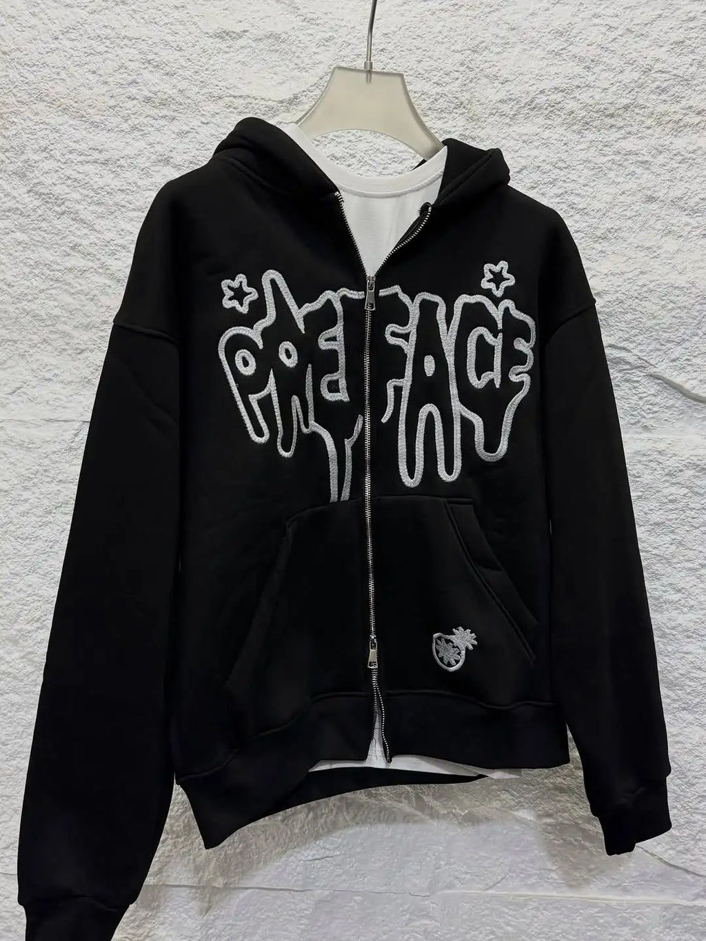 Hoodie drop-shoulder cut