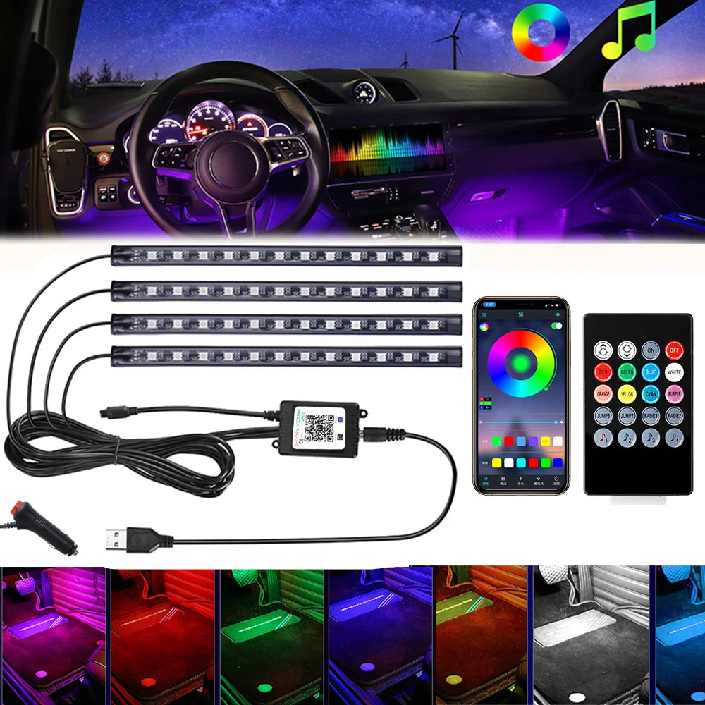 LED strip behind TV