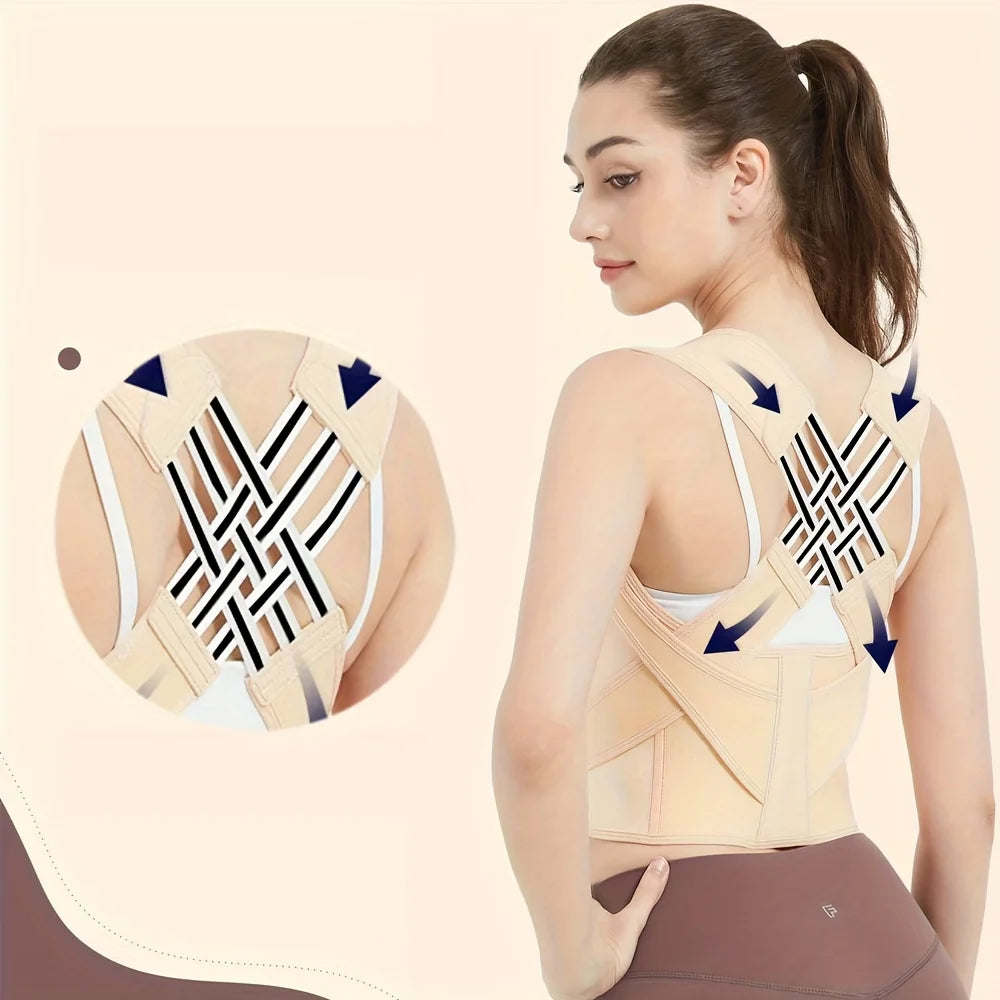 Adjustable straps fit