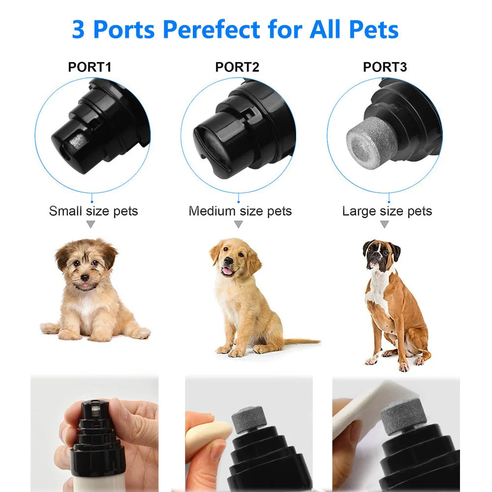 Grinder port sizes detail