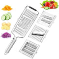 4-in-1 vegetable chopper with catch bowl