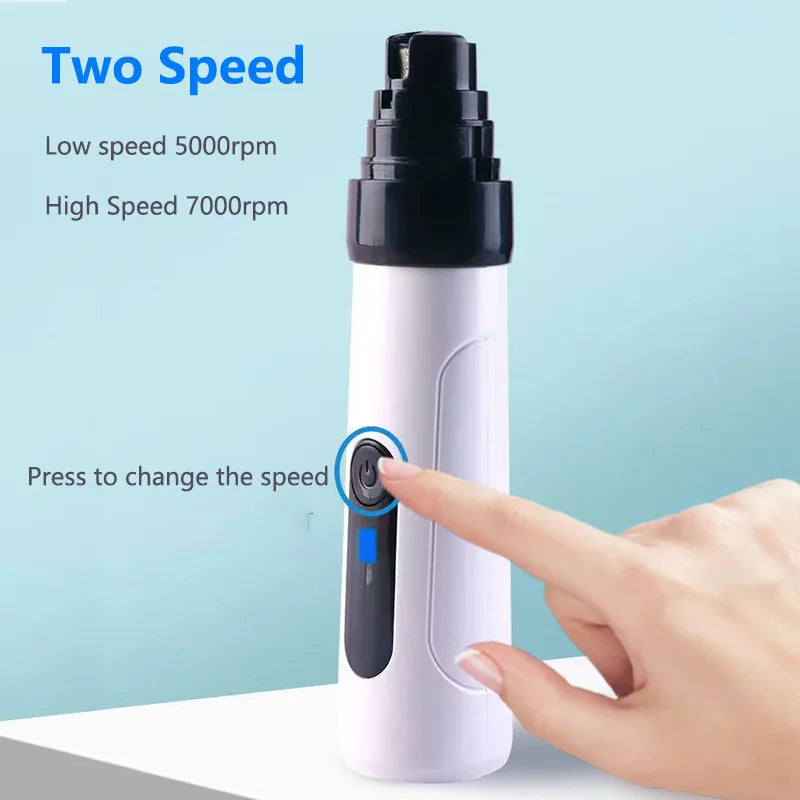 Pet nail grinder for cats and dogs