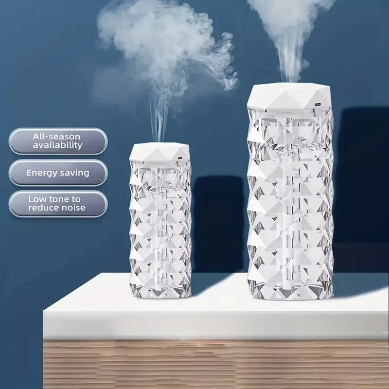 Rain cloud diffuser misting