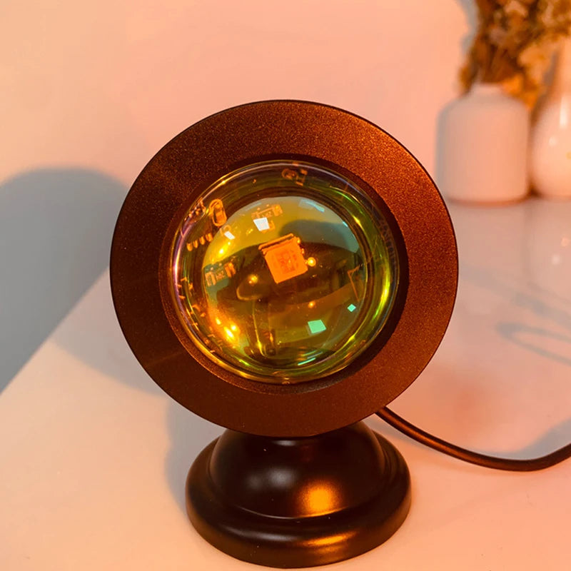 Sunset lamp mood lighting detail