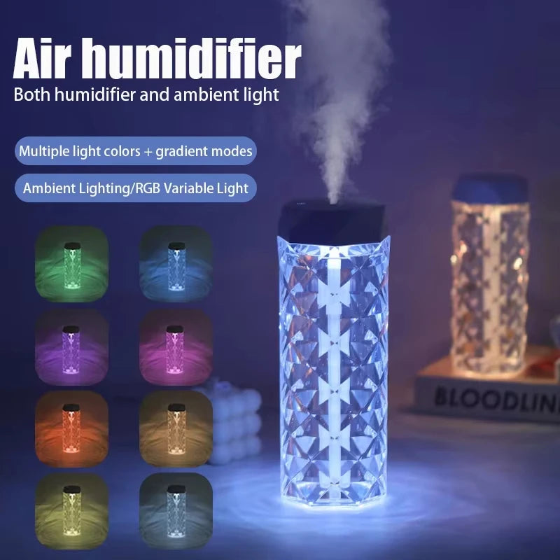 Rain cloud diffuser on nightstand